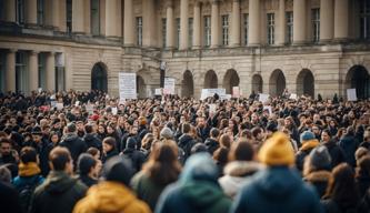 Aktivisten nehmen Räume in der Humboldt-Universität in Berlin in Besitz