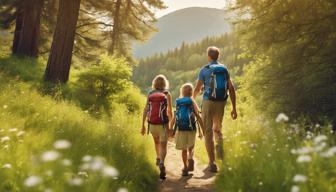 Familienfreundliche Wanderung durch idyllische Landschaft